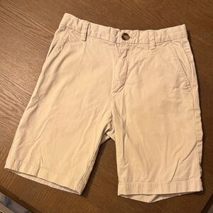 Classic Boys Beige Flat Front Shorts